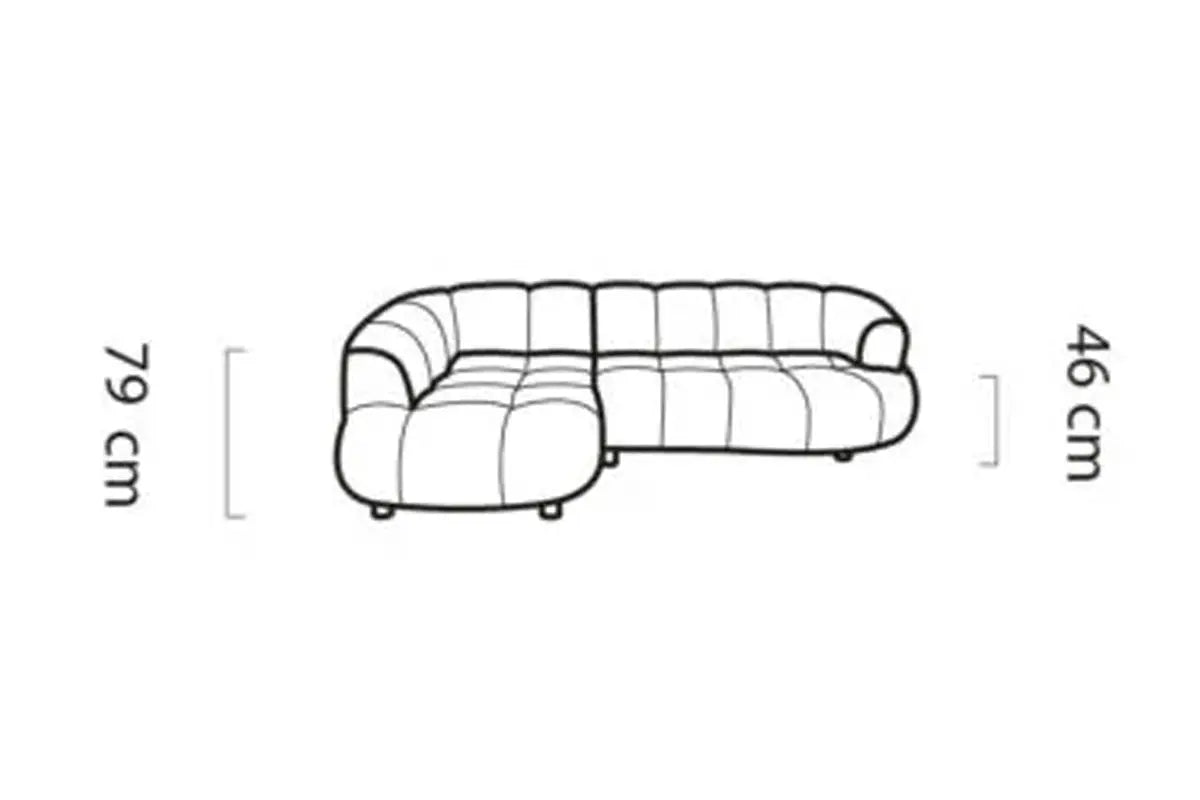 Canapé d'Angle Convertible Électrique VELPA L - 271 x 205 cm WERSAL