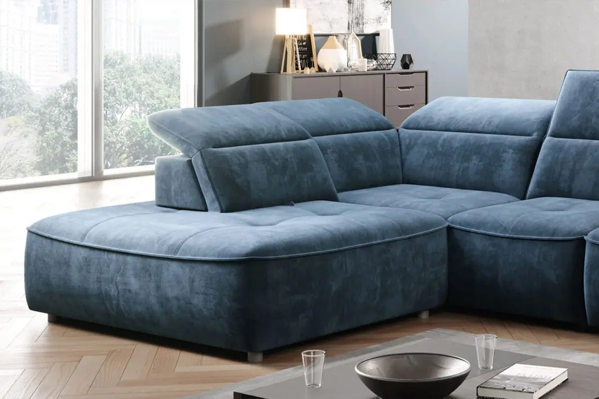 Canapé d'angle Convertible Électrique COLOMBO L - 296 x 227 cm WERSAL