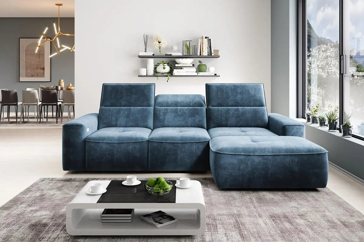 Canapé d'angle Convertible Électrique COLOMBO S - 275 X 182 cm WERSAL
