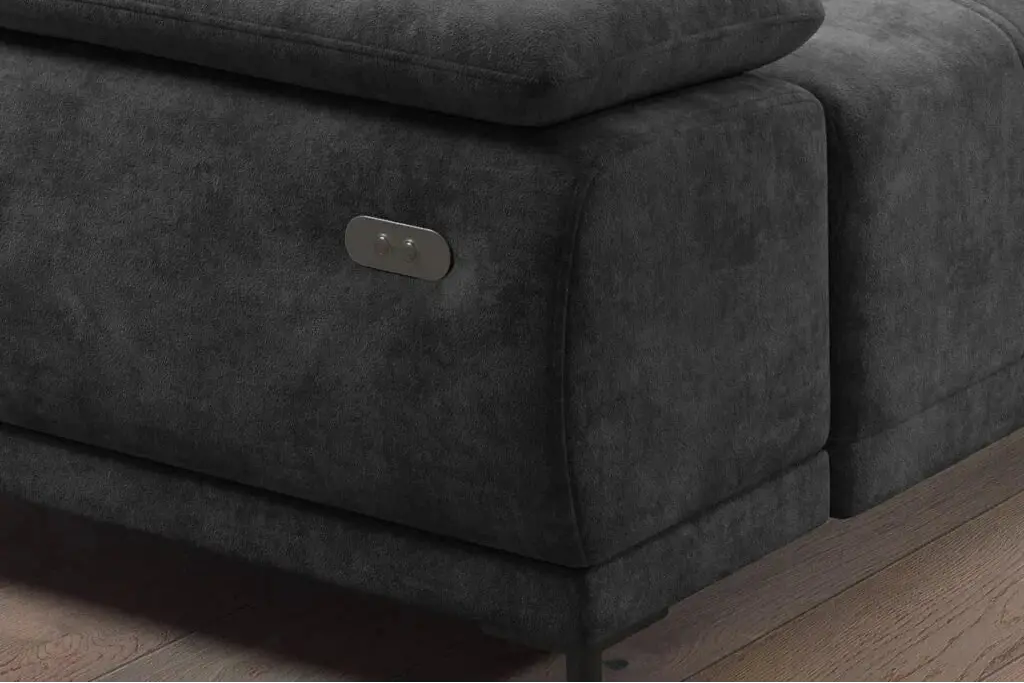 Canapé d'angle Convertible Électrique FOCUS L - 278 x 204 cm WERSAL