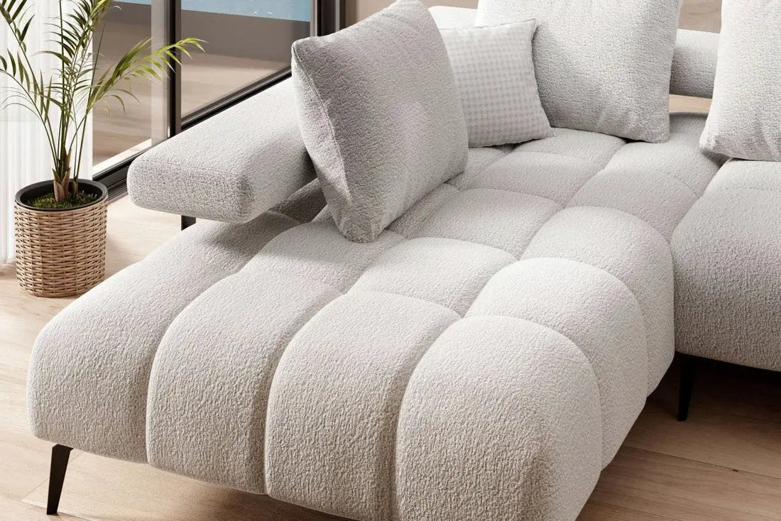 Canapé d'angle Convertible Électrique MAGNETIC L - 258 x 210 cm WERSAL