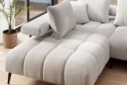 Canapé d'angle Convertible Électrique MAGNETIC L - 258 x 210 cm WERSAL