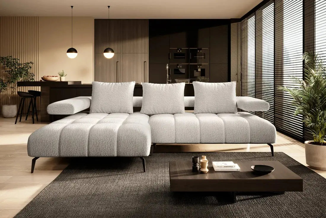 Canapé d'angle Convertible Électrique MAGNETIC S - 266 x 180 cm WERSAL