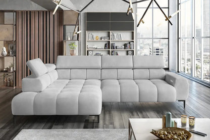 Canapé d'angle Convertible Électrique PLAZA L - 300 x 216 cm WERSAL