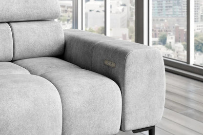 Canapé d'angle Convertible Électrique PLAZA L - 300 x 216 cm WERSAL