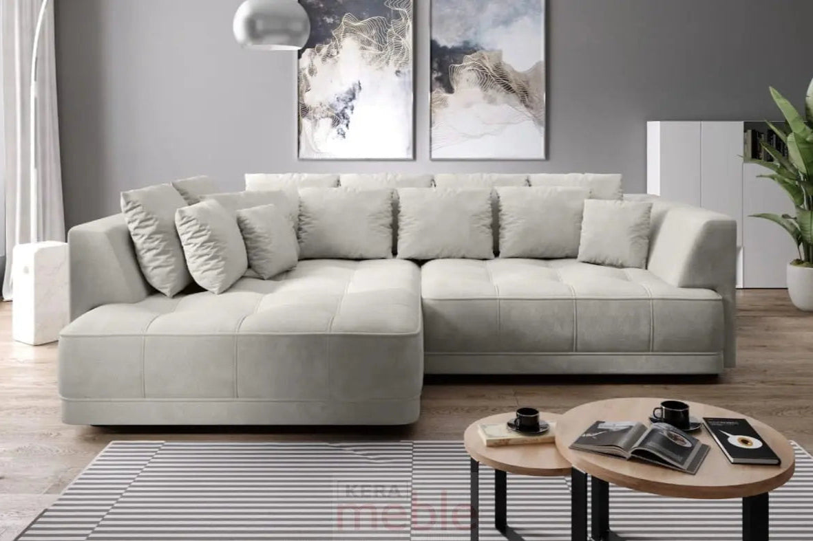 Canapé d'angle Convertible Électrique TIGA S - 286 x 207 cm WERSAL