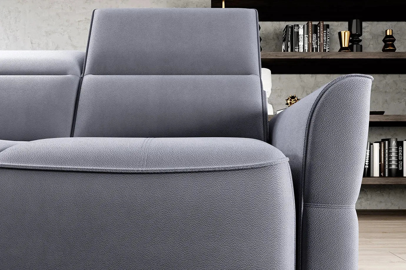 Canapé d'angle Convertible Électrique avec Coffre de Rangement MURILLO S - 260 x 175 cm WERSAL