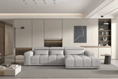 Canapé d'angle Convertible Électrique avec Coffre de Rangement PANAMA S - 290 x 188 cm WERSAL