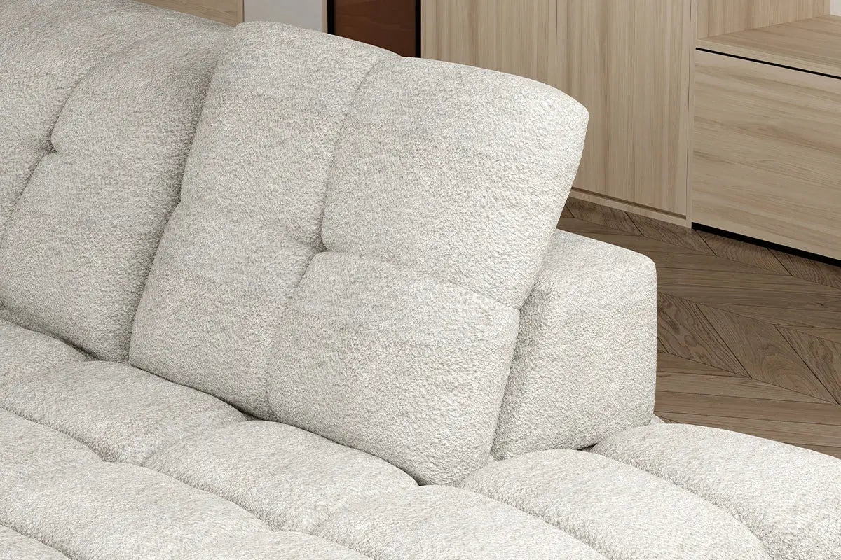 Canapé d'angle Convertible Électrique avec Coffre de Rangement TOLLO L - 302 x 217 cm WERSAL