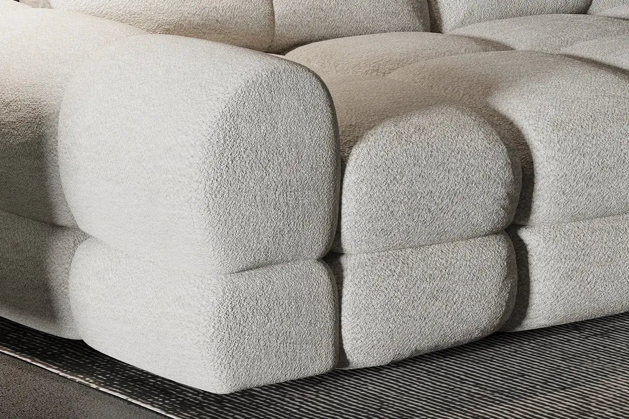 Canapé d'angle Convertible Électrique avec Coffre de Rangement TOLLO S - 283 x 171 cm WERSAL