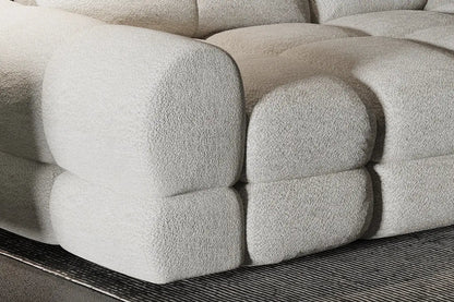 Canapé d'angle Convertible Électrique avec Coffre de Rangement TOLLO S - 283 x 171 cm WERSAL