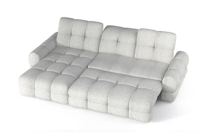 Canapé d'angle Convertible Électrique avec Coffre de Rangement TOLLO S - 283 x 171 cm WERSAL