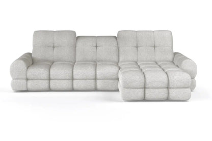 Canapé d'angle Convertible Électrique avec Coffre de Rangement TOLLO S - 283 x 171 cm WERSAL
