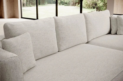 Canapé d'angle Convertible avec Coffre de Rangement FIORE - 284 x 183 cm WERSAL