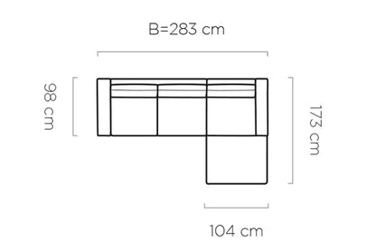 Canapé d'angle Convertible avec Matelas Intégré et Coffre de Rangement VANILLA - 263 x 173 cm WERSAL