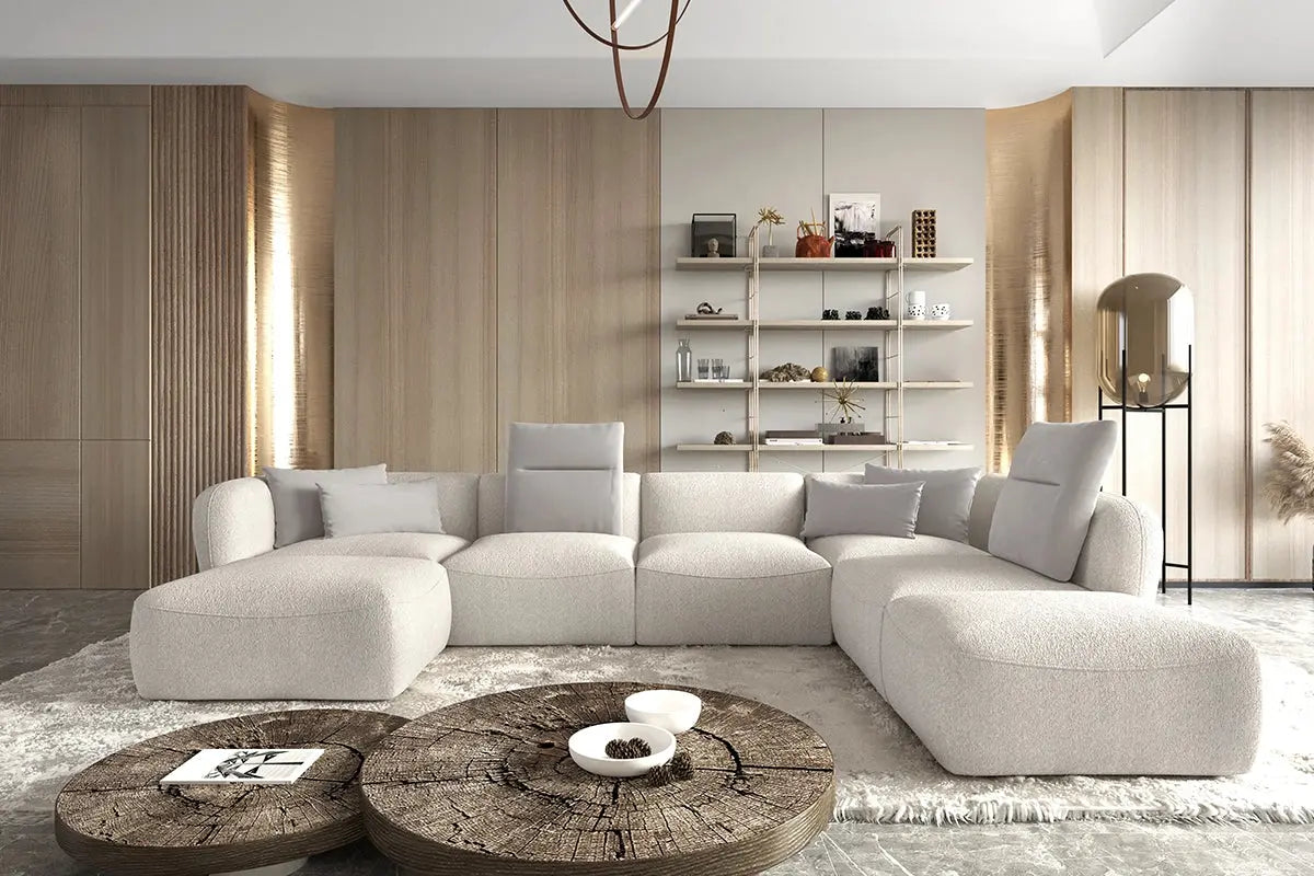 Canapé modulable CANDELO XL - 380 x 228 x 190 cm - TIKOYA