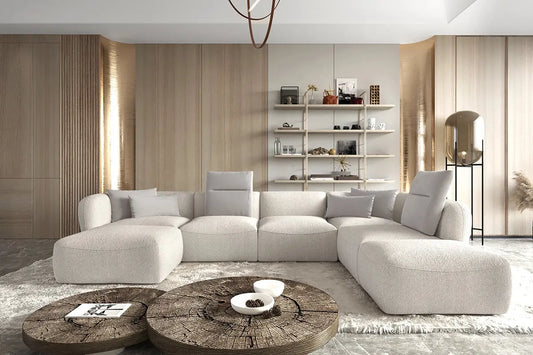 Canapé modulable CANDELO XL - 380 x 228 x 190 cm - TIKOYA
