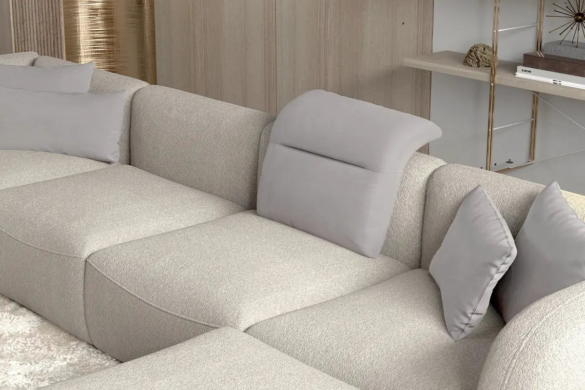Canapé modulable CANDELO XL - 380 x 228 x 190 cm - TIKOYA