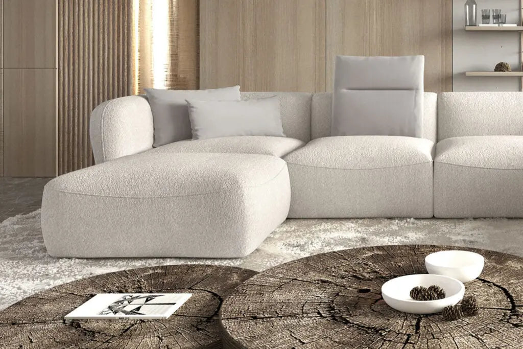 Canapé modulable CANDELO XL - 380 x 228 x 190 cm - TIKOYA