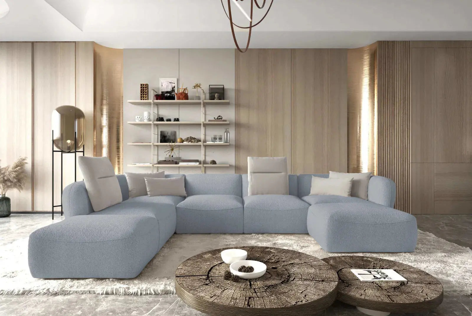 Canapé modulable CANDELO XL - 380 x 228 x 190 cm - TIKOYA