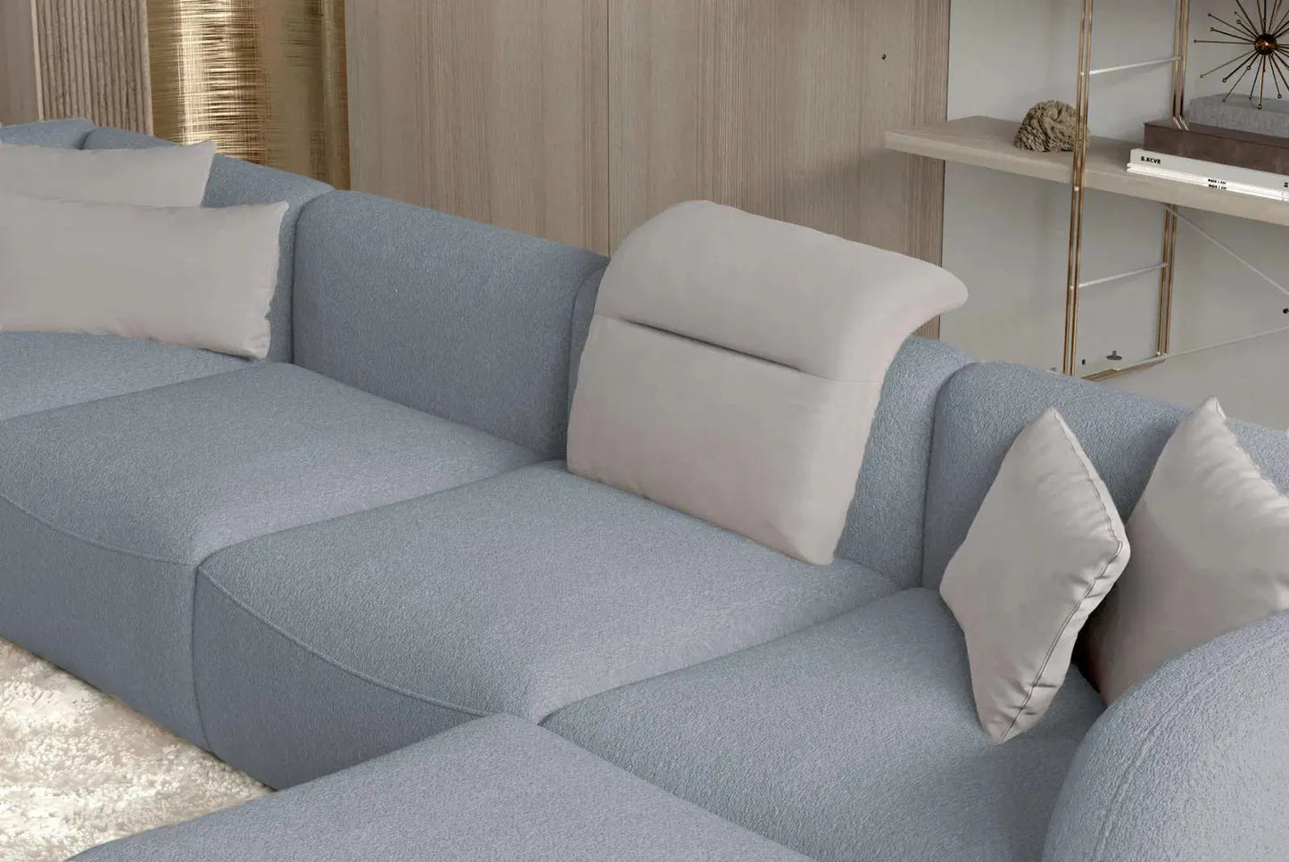 Canapé modulable CANDELO XL - 380 x 228 x 190 cm - TIKOYA