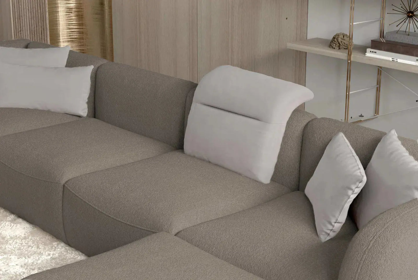 Canapé modulable CANDELO XL - 380 x 228 x 190 cm - TIKOYA