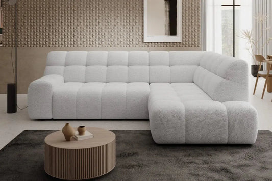 Canapé d'angle convertible électrique COCOON L - 267 x 207 cm WERSAL