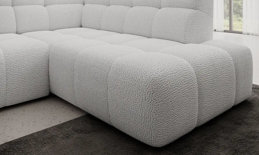 Canapé d'angle convertible électrique COCOON L - 267 x 207 cm WERSAL