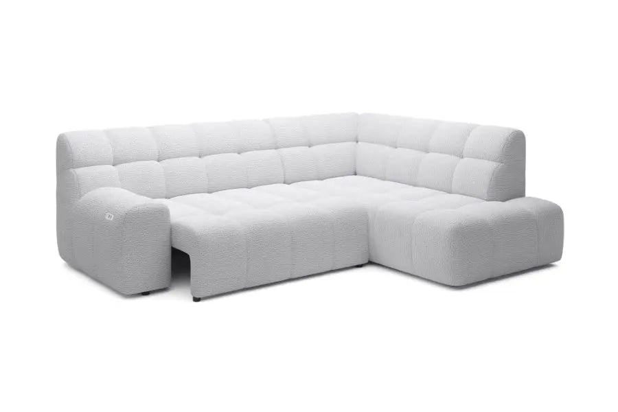 Canapé d'angle convertible électrique COCOON L - 267 x 207 cm WERSAL