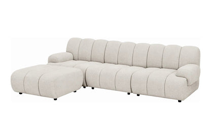 Canapé d'angle modulable TAZA Sable - 276 x 95-175 cm HOUSE NORDIC