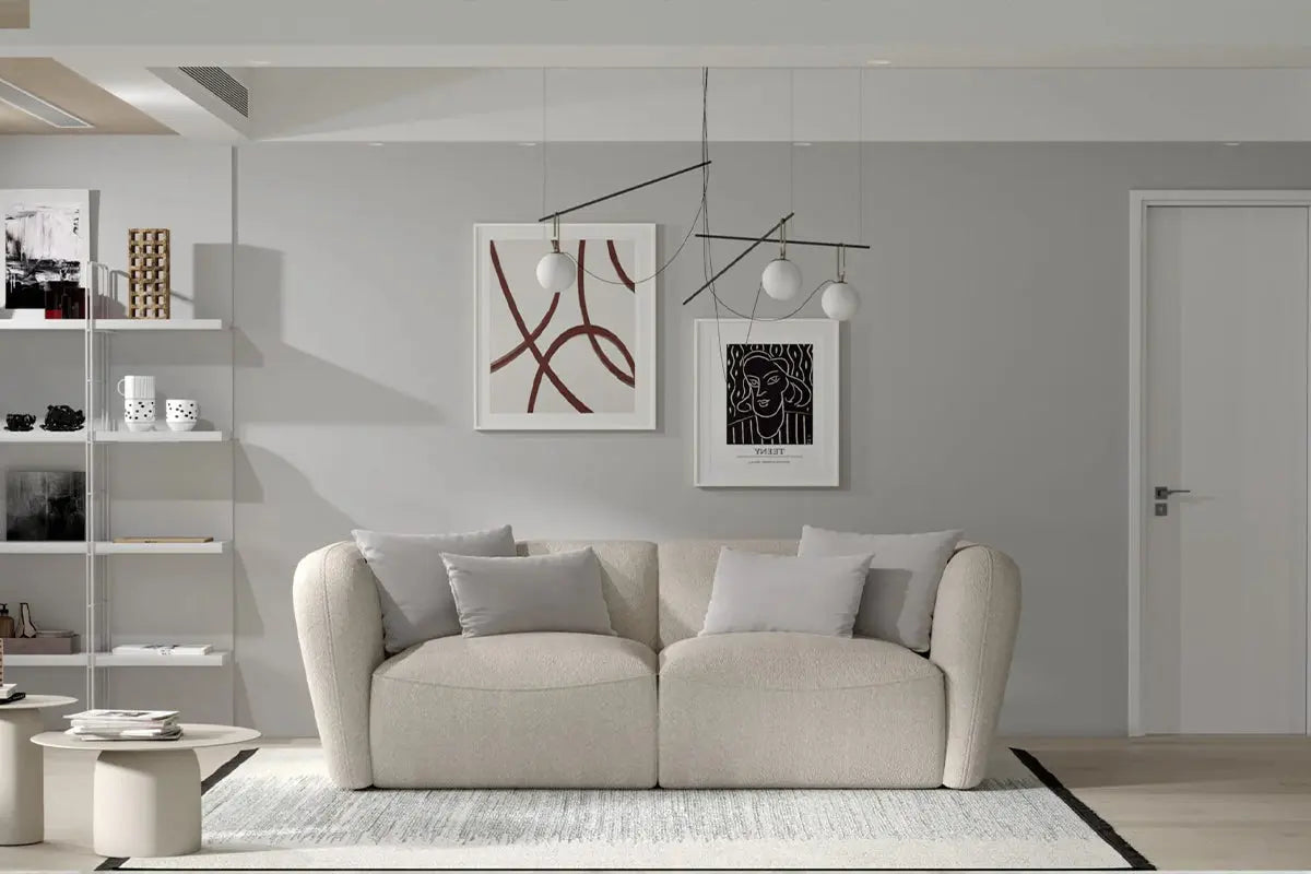 Canapé droit CANDELO 2 personnes - 214 x 105 cm WERSAL