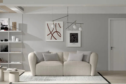 Canapé droit CANDELO 2 personnes - 214 x 105 cm WERSAL