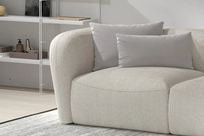 Canapé droit CANDELO 2 personnes - 214 x 105 cm WERSAL