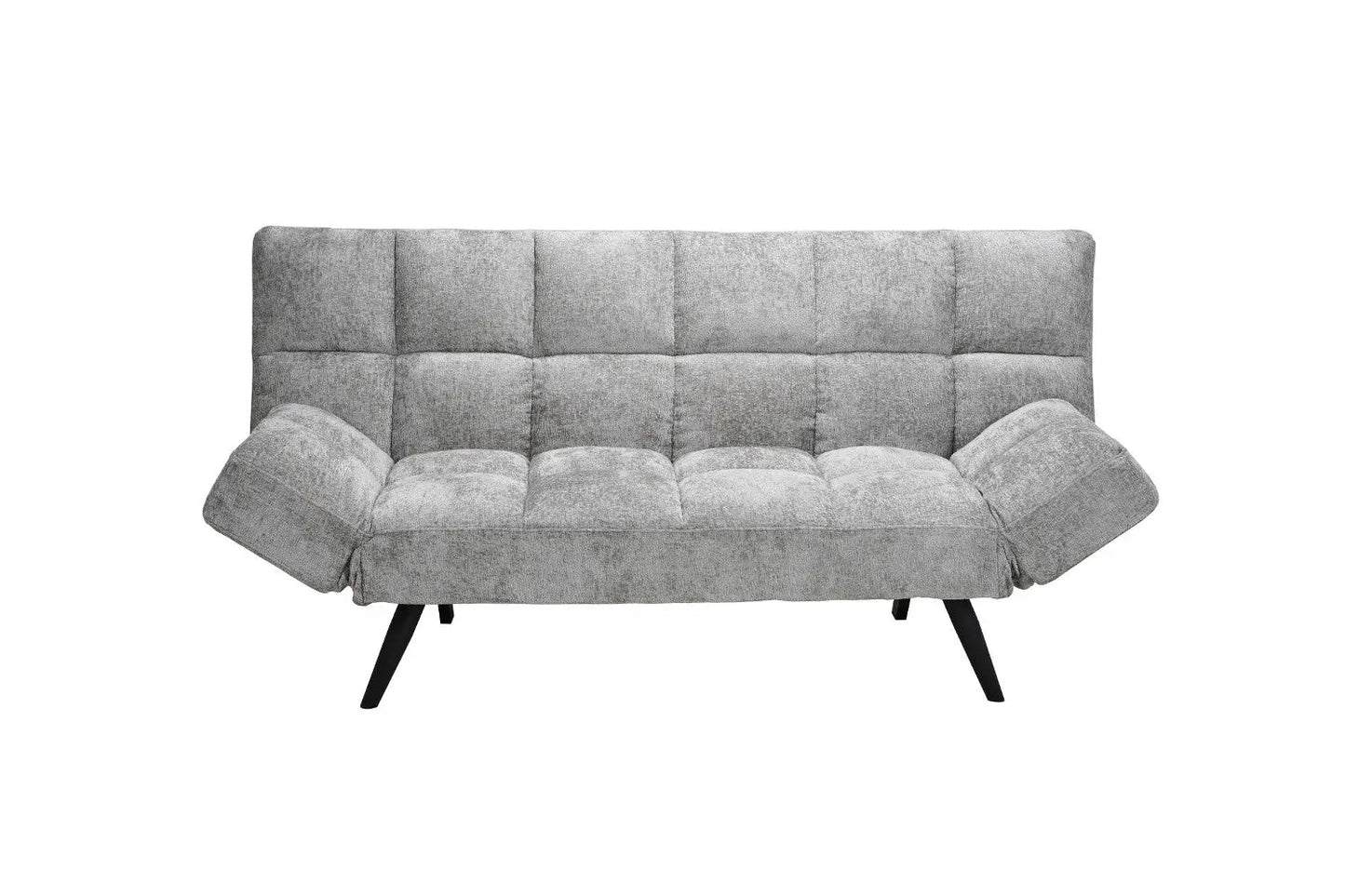 Canapé-lit en Tissu Gris BURSYA - 182 x 82 cm ROUSSEAU