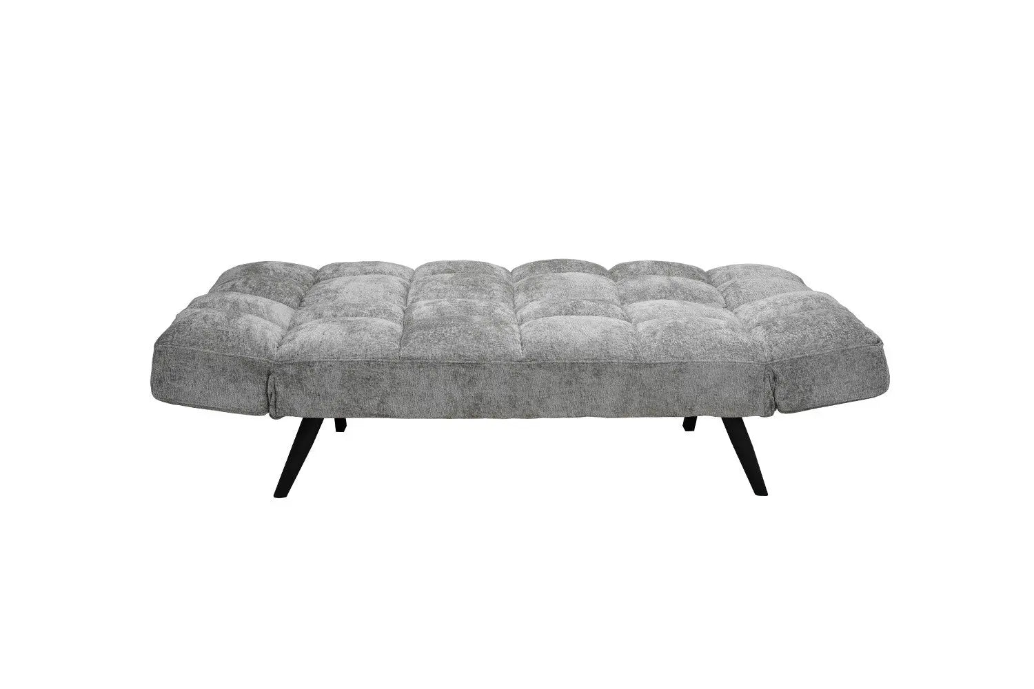Canapé-lit en Tissu Gris BURSYA - 182 x 82 cm ROUSSEAU