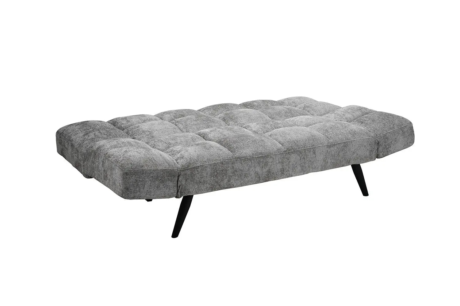 Canapé-lit en Tissu Gris BURSYA - 182 x 82 cm ROUSSEAU