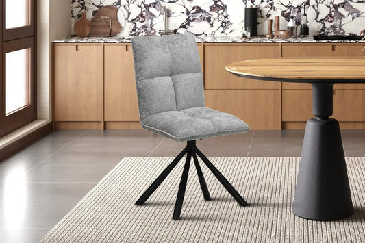 Chaises Pivotantes de Salle à Manger JYA Gris Clair - 91 x 45 cm ROUSSEAU