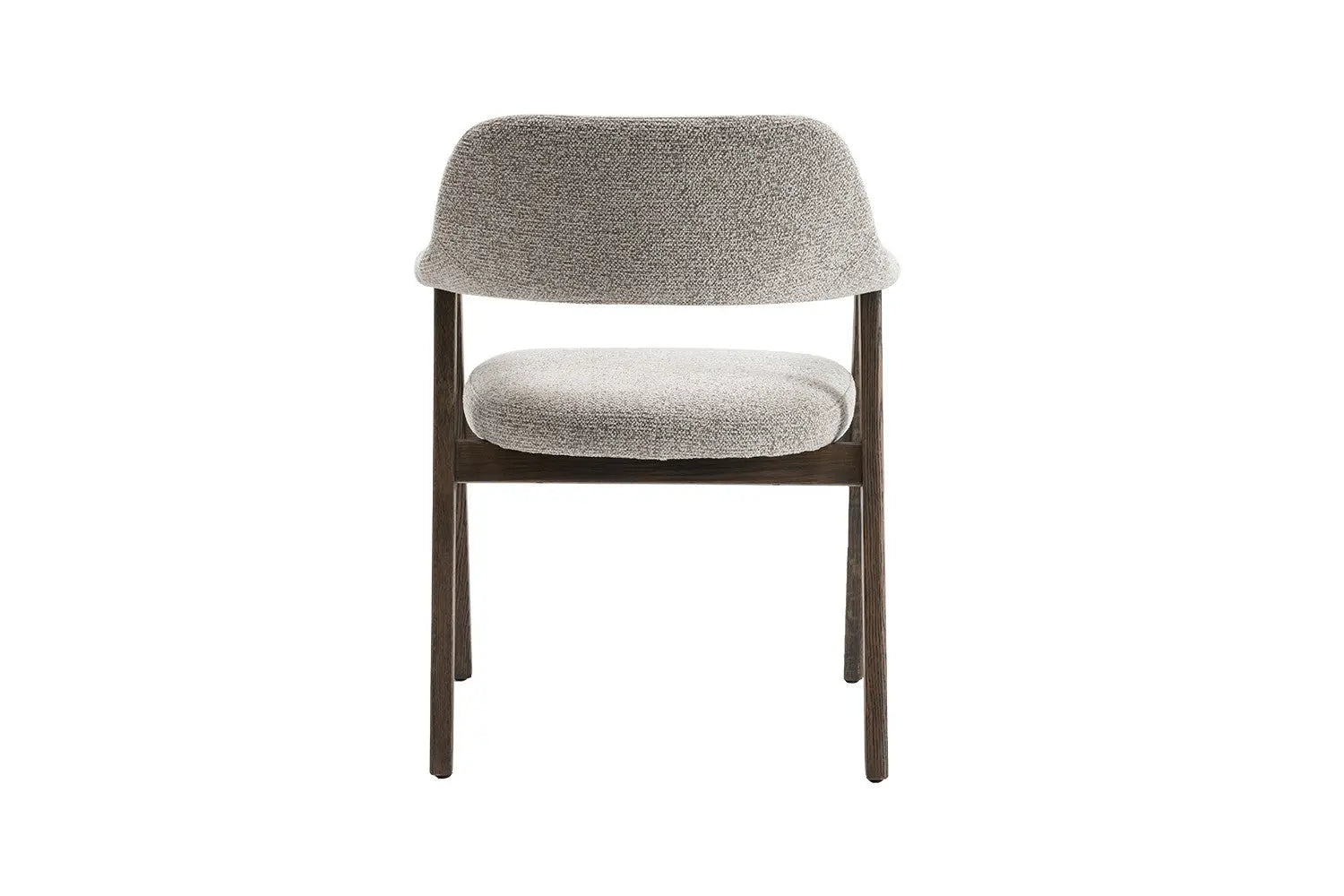 Chaise avec Accoudoir en Chêne Massieve Fumé CORALYA Sable - 64 x 59.5cm ROUSSEAU