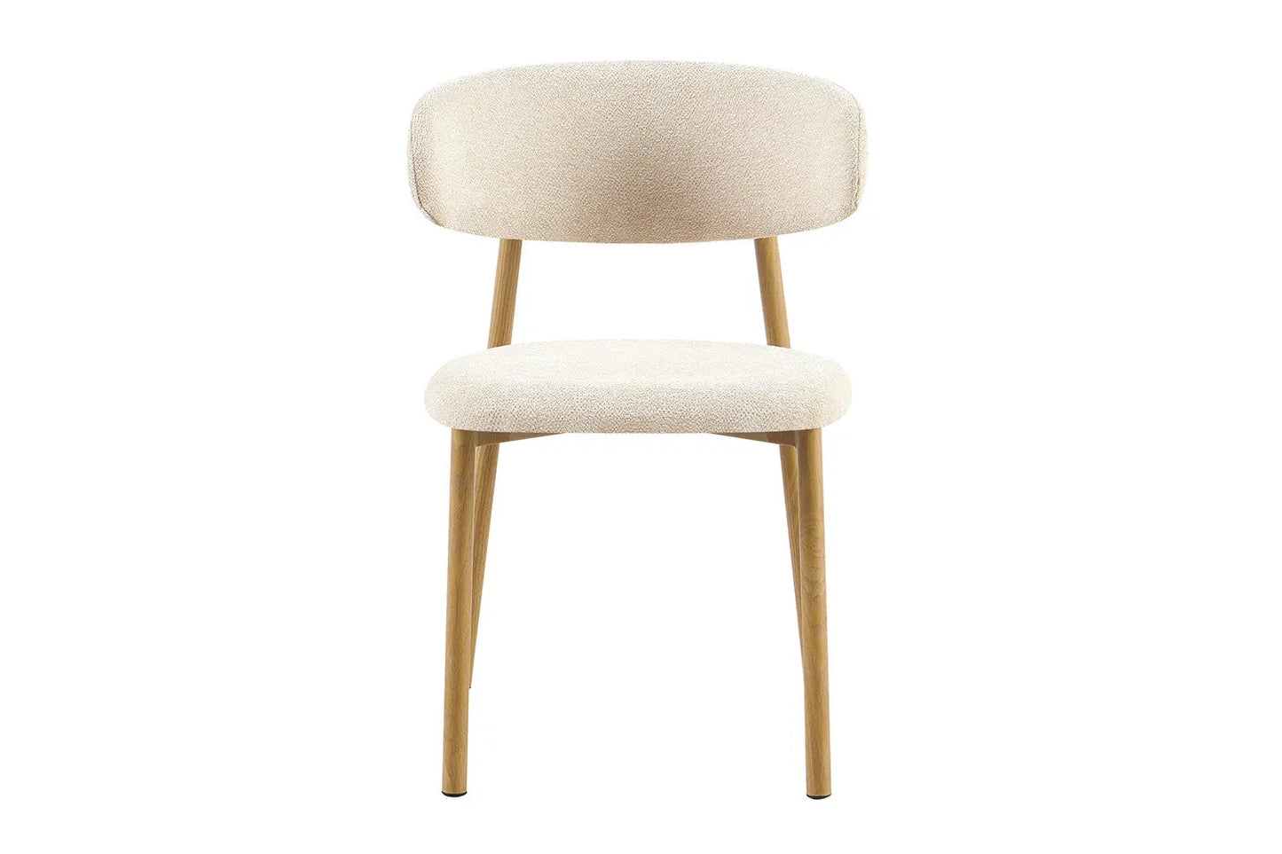Chaise avec Pied en Métal COYA Beige - 53 x 52cm ROUSSEAU