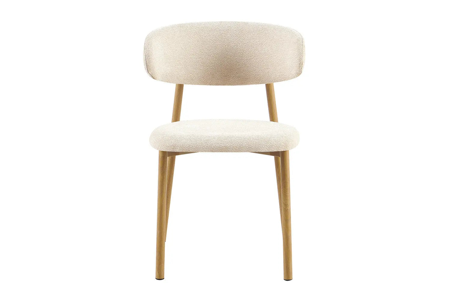 Chaise avec Pied en Métal COYA Beige - 53 x 52cm ROUSSEAU