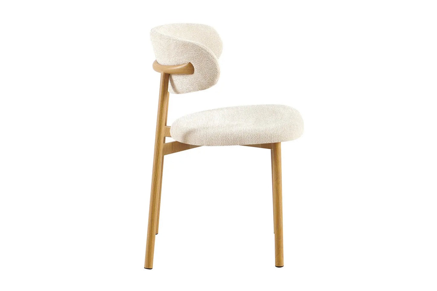 Chaise avec Pied en Métal COYA Beige - 53 x 52cm ROUSSEAU