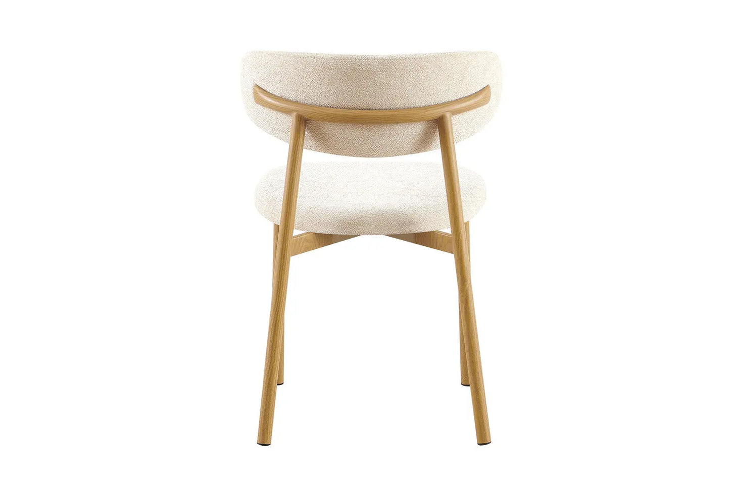 Chaise avec Pied en Métal COYA Beige - 53 x 52cm ROUSSEAU