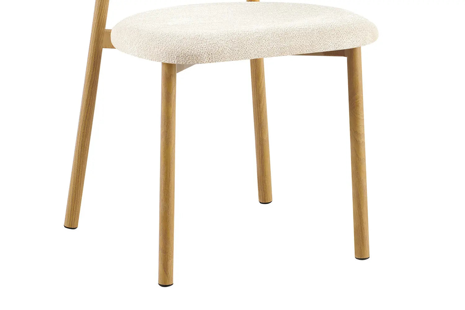 Chaise avec Pied en Métal COYA Beige - 53 x 52cm ROUSSEAU