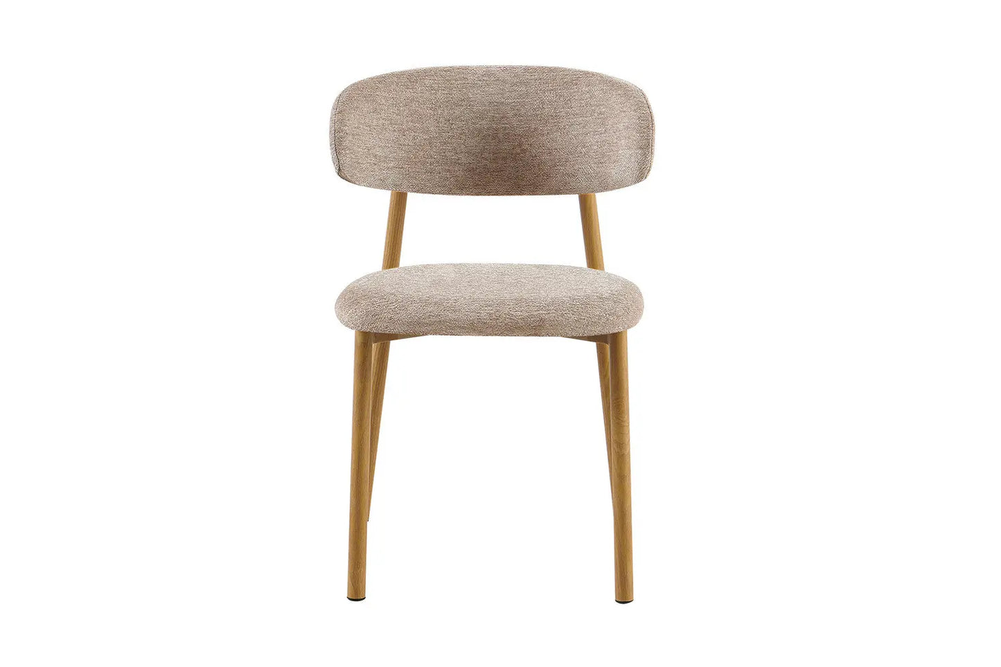 Chaise avec Pied en Métal COYA Sable - 53 x 52cm ROUSSEAU