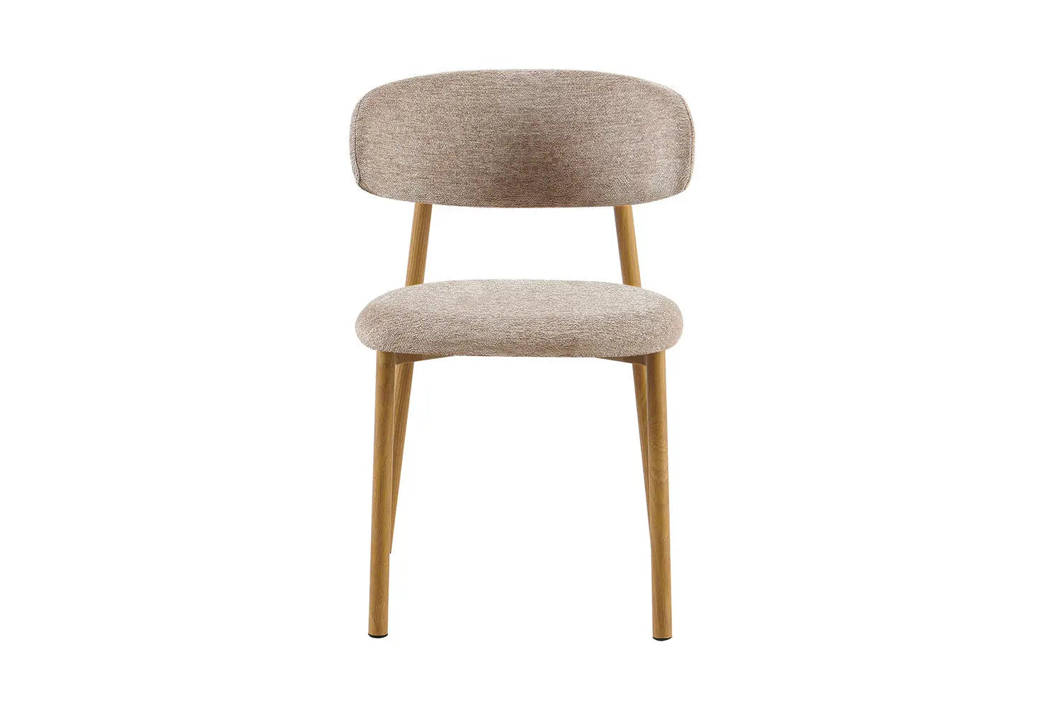 Chaise avec Pied en Métal COYA Sable - 53 x 52cm ROUSSEAU