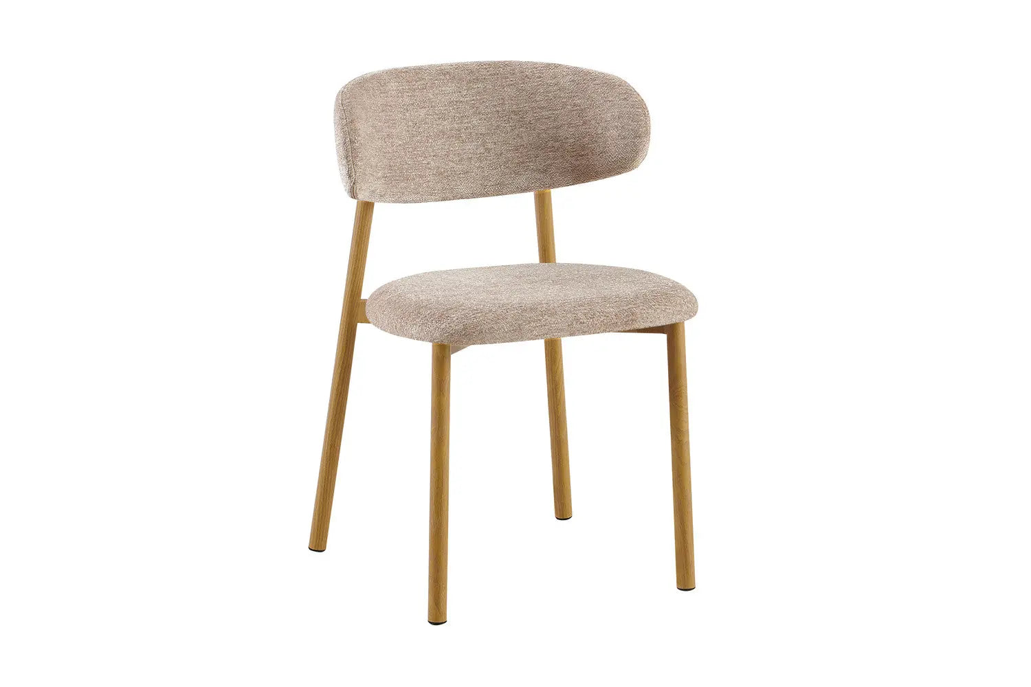 Chaise avec Pied en Métal COYA Sable - 53 x 52cm ROUSSEAU