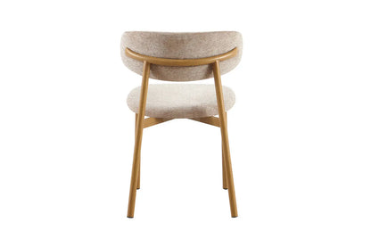 Chaise avec Pied en Métal COYA Sable - 53 x 52cm ROUSSEAU