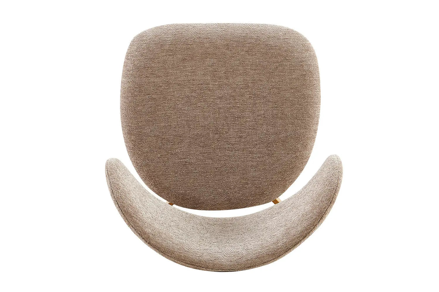 Chaise avec Pied en Métal COYA Sable - 53 x 52cm ROUSSEAU
