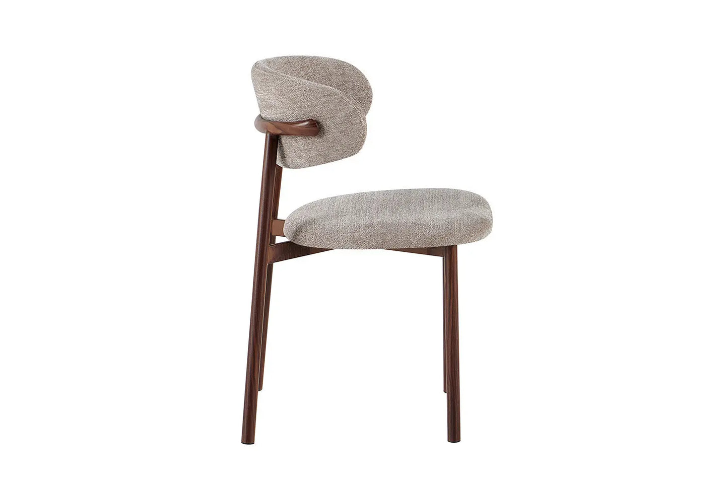 Chaise avec Pieds Noyer en Métal COYA Sable - 53 x 52cm ROUSSEAU