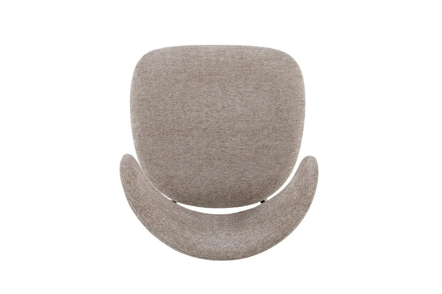 Chaise avec Pieds Noyer en Métal COYA Sable - 53 x 52cm ROUSSEAU